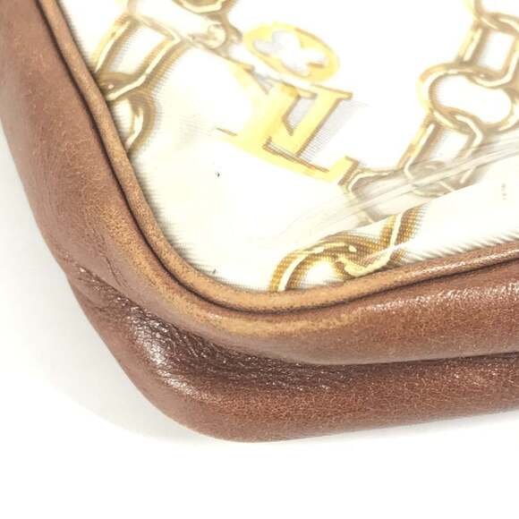 LOUIS VUITTON Brown Monogram Leather Pochette Shoulder Bag - Picture 9 of 16